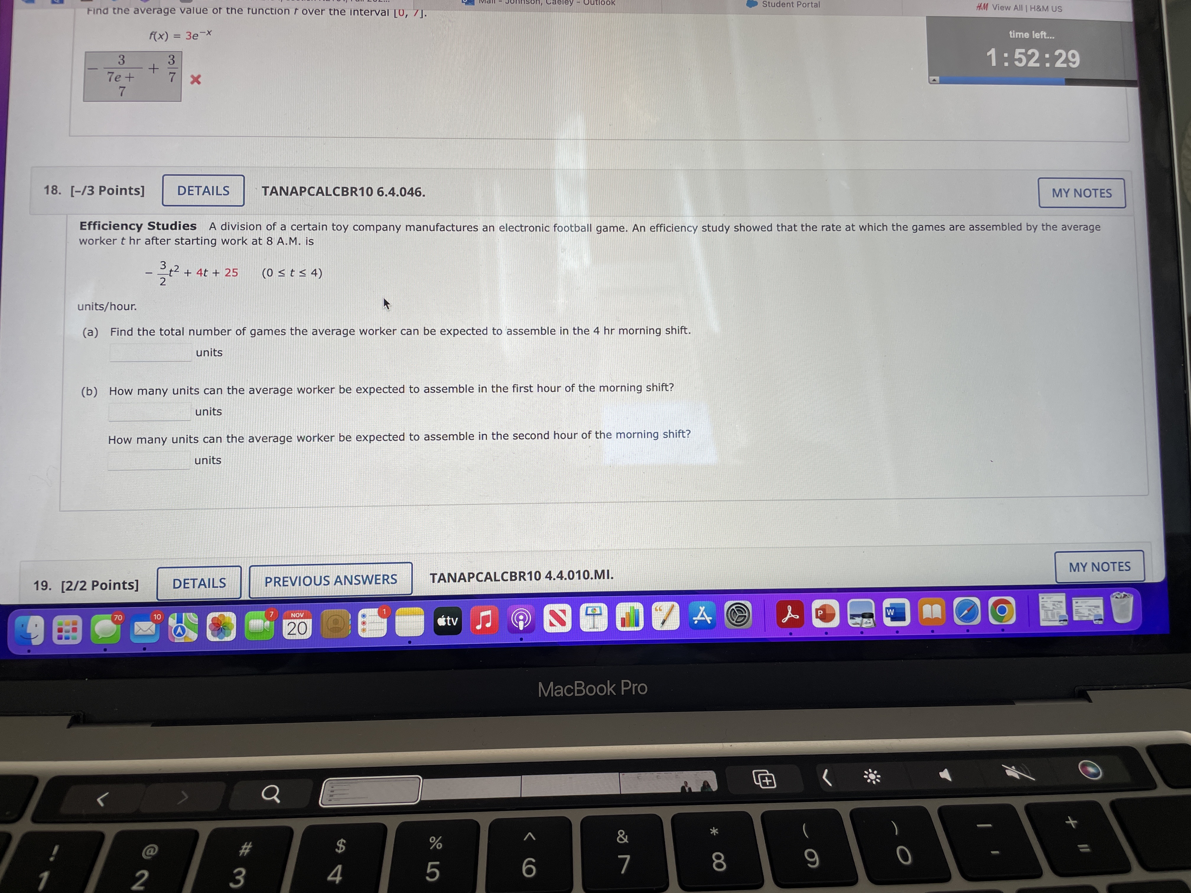 [U, 71. H.M View All | H&M US f(x) = 3e-x time