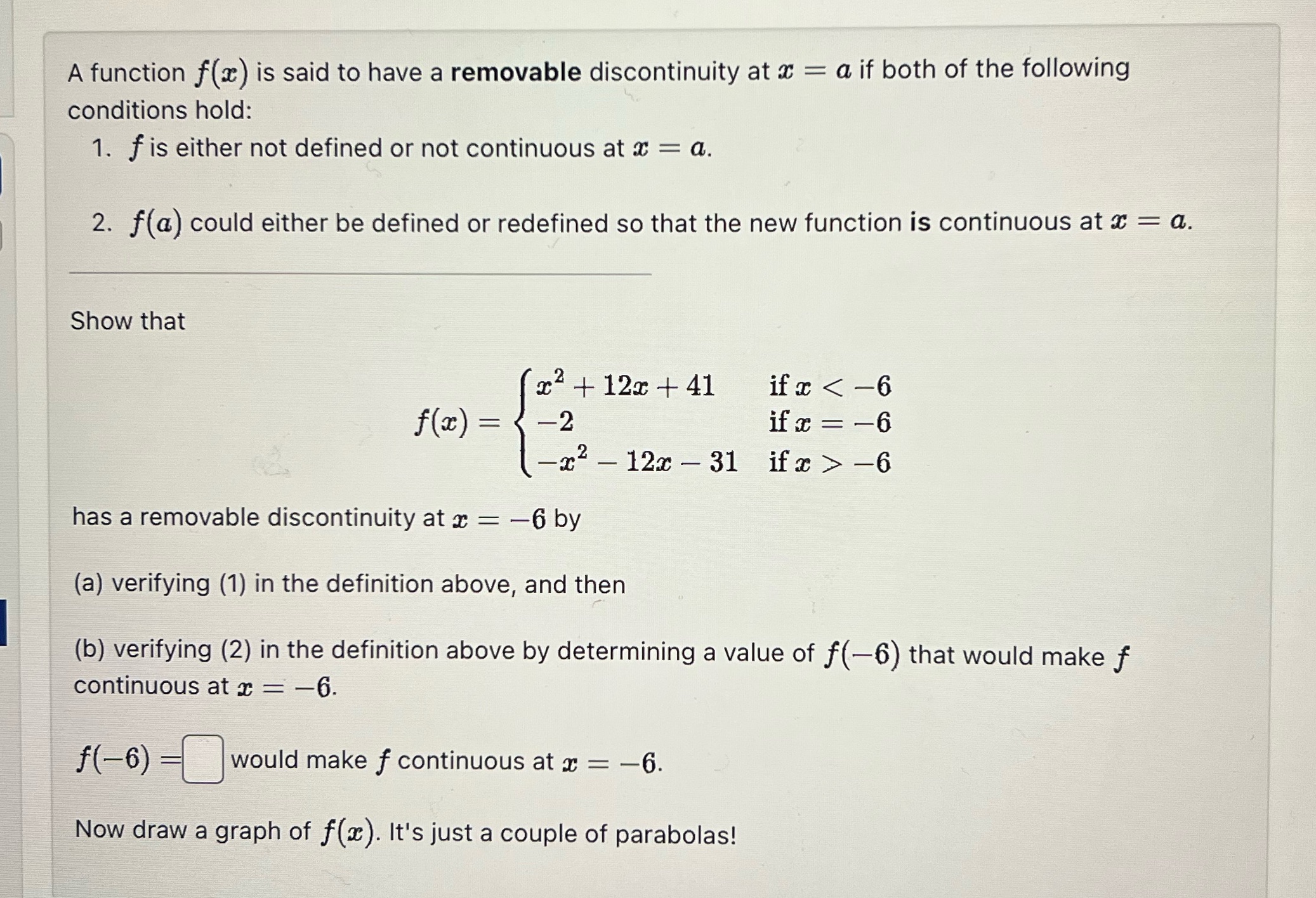 a: = a if both of the following conditions hold: 1. f