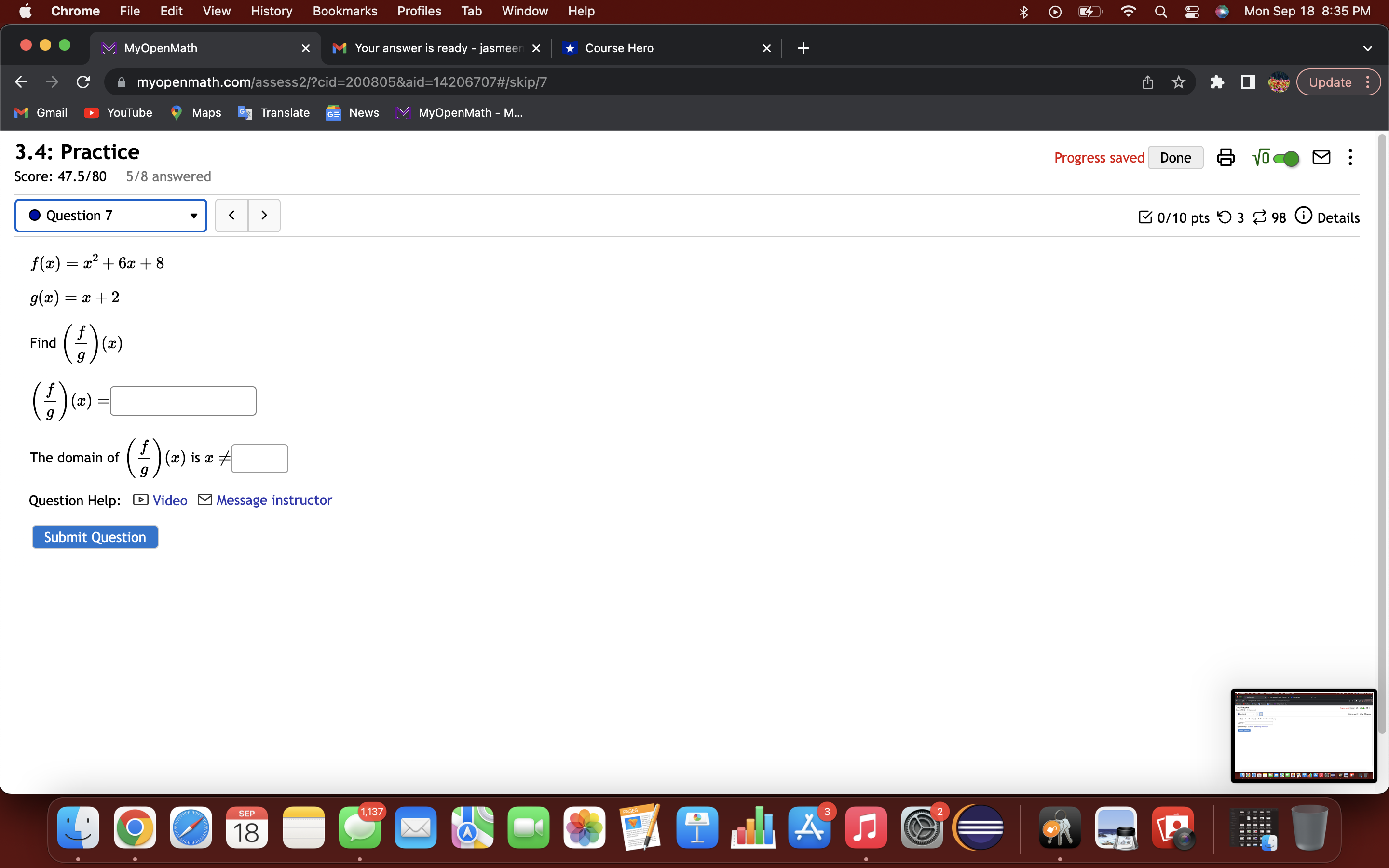  Chrome File Edit View History Bookmarks Profiles Tab Window Help 4