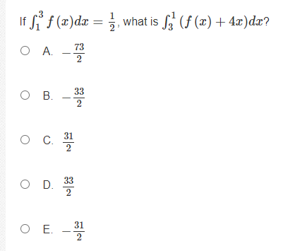 of the function f (x) = Inc on [1, 4]? O A.