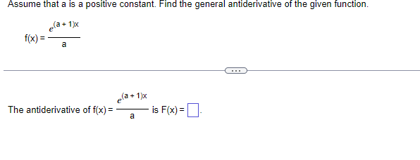 antiderivative is F(y) = COS (5x) + sin (8x) + C.Find the