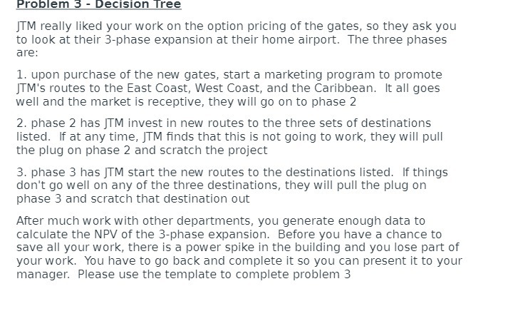 the option pricing of the gates. so they ask you to look
