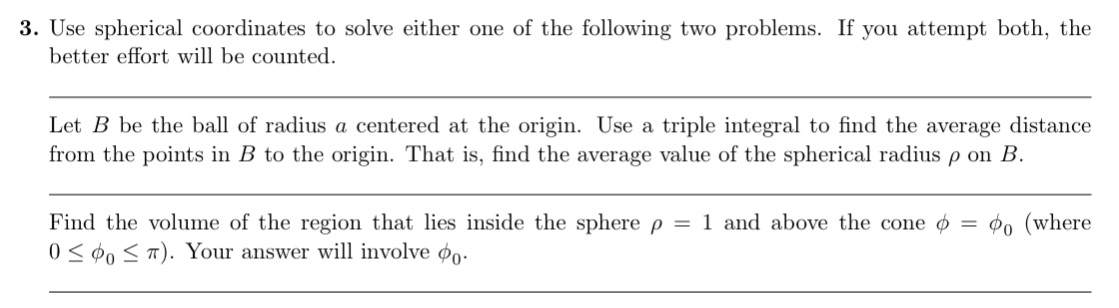  This is for multi variable calculus class. Please show me details