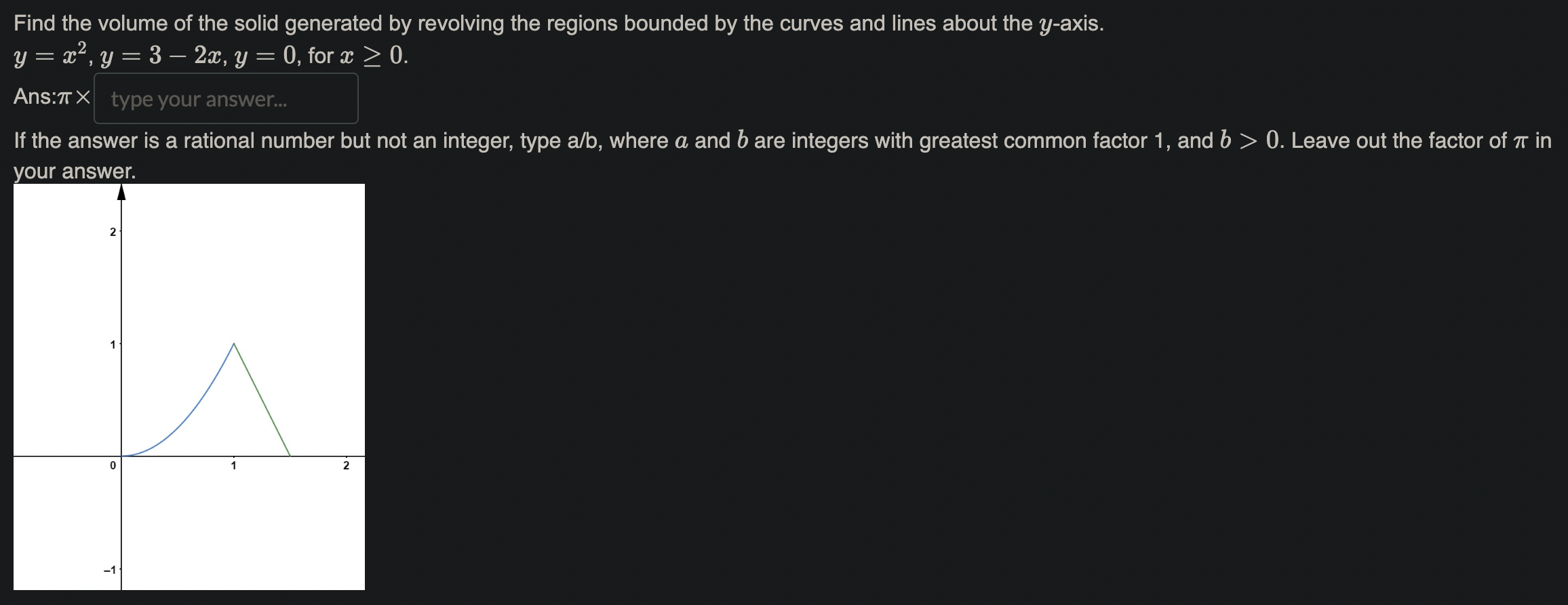 enter 2 521-x2da 26 1-x2da T (1-x2)2da T. So(1 - 12)2daThe region