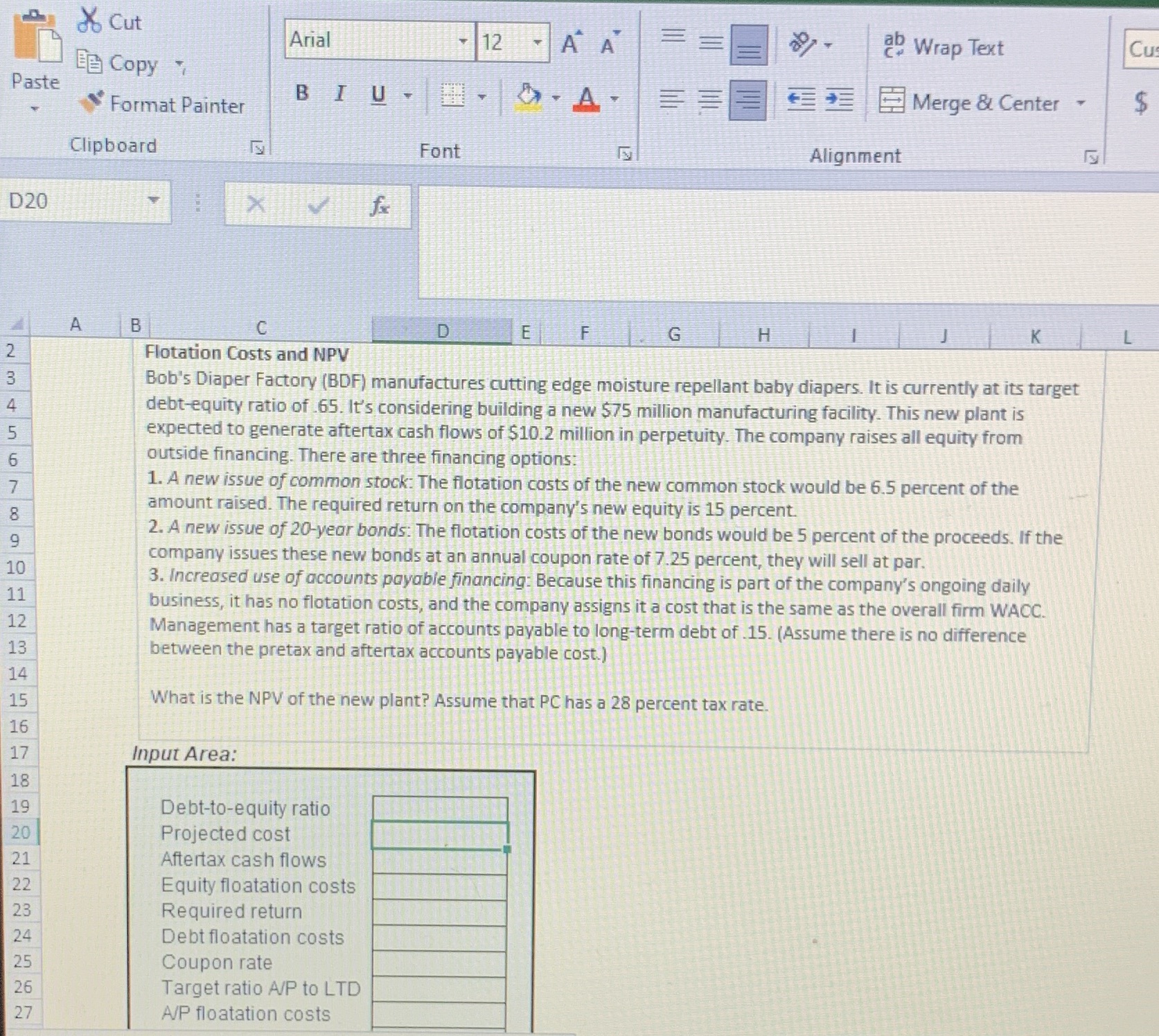 ab Wrap Text Cu Be Copy Paste Format Painter BIU . .