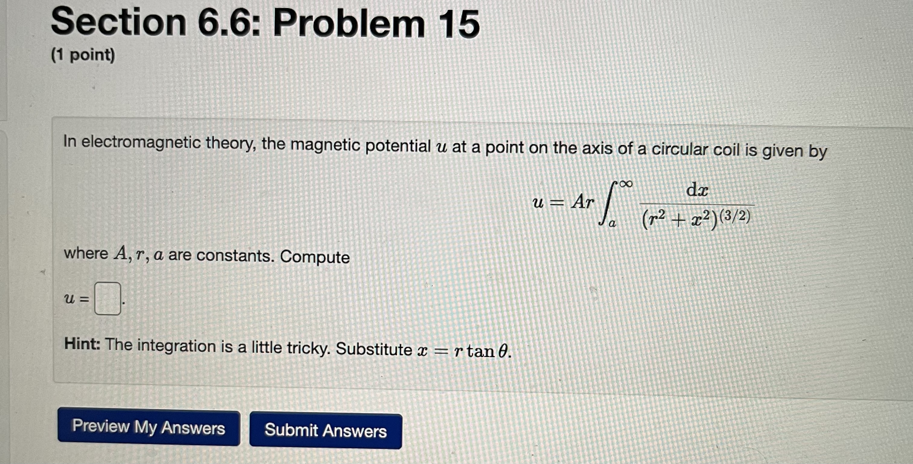 with such integrals. They may have well defined values, in which case