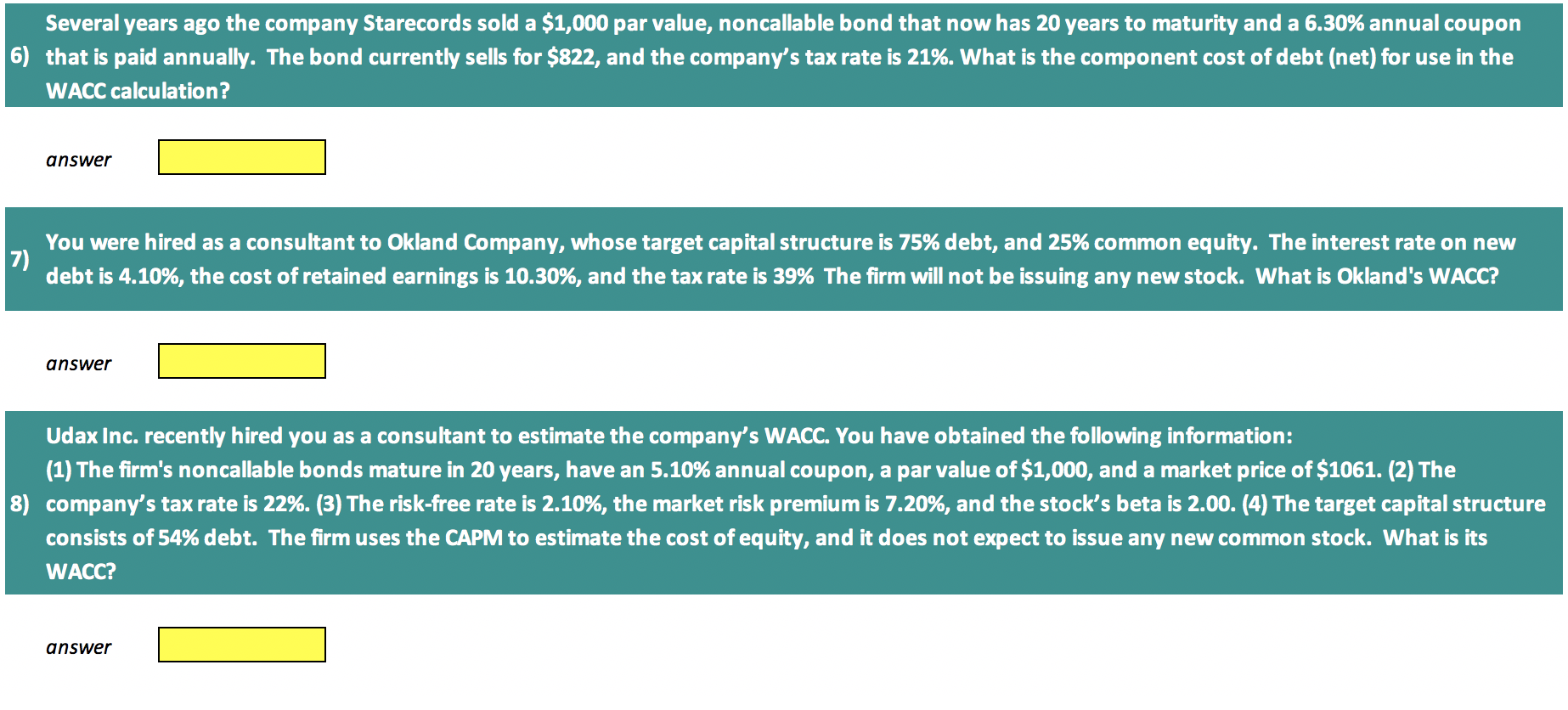 a measure cannot be calculated due to insufficient data, enter 'NA'. Negative
