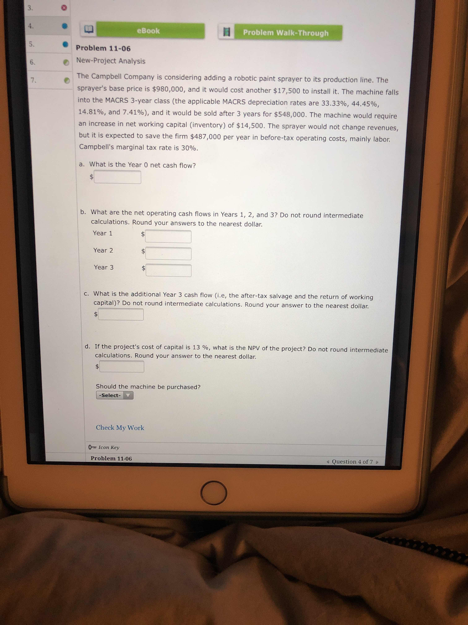  Hello! I am looking for some help with this problem! Thank