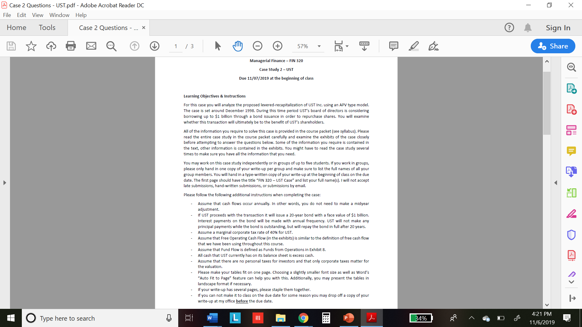  Need help on 1,2,3,4 Case 2 Questions - UST.pdf - Adobe