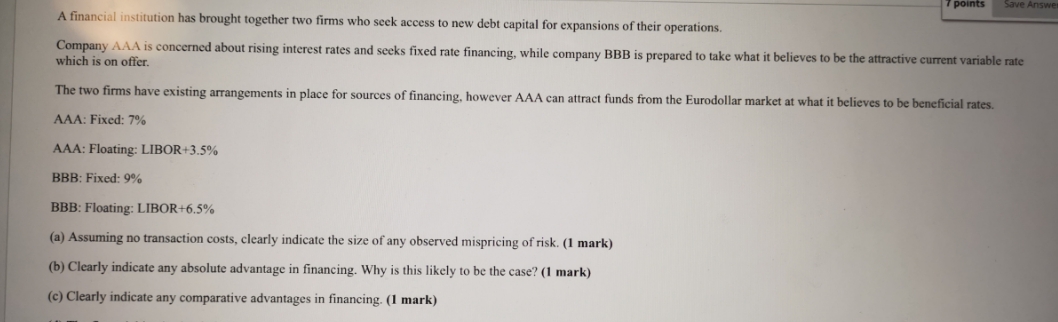 brought together two firms who seek access to new debt capital for