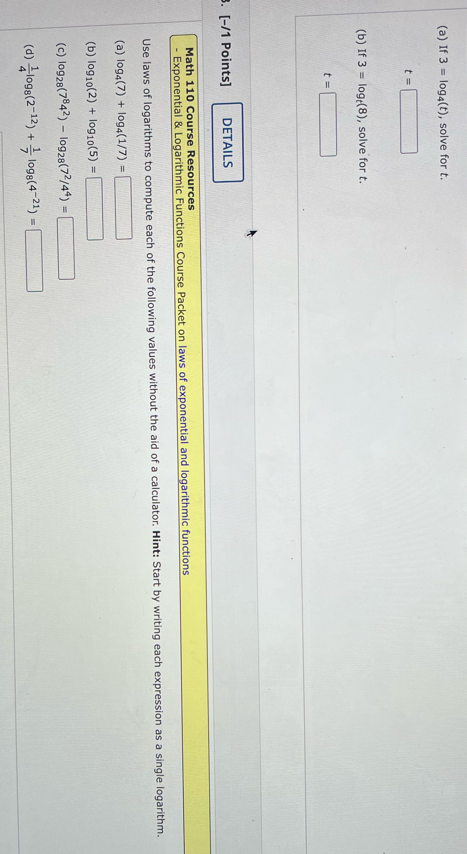  Can someone answer these problems with explanations for me? (a) If