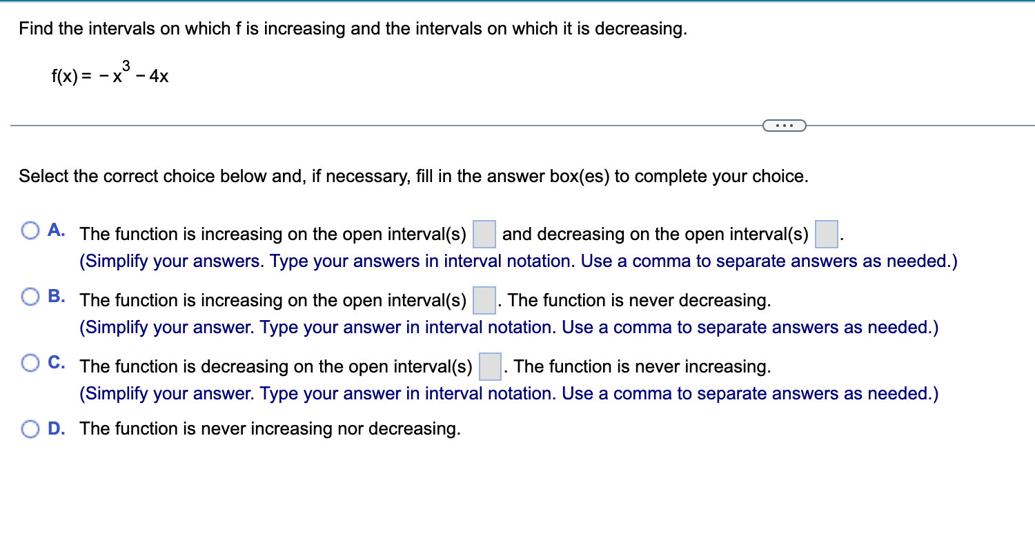 the following properties. Use a number line to summarize information about the