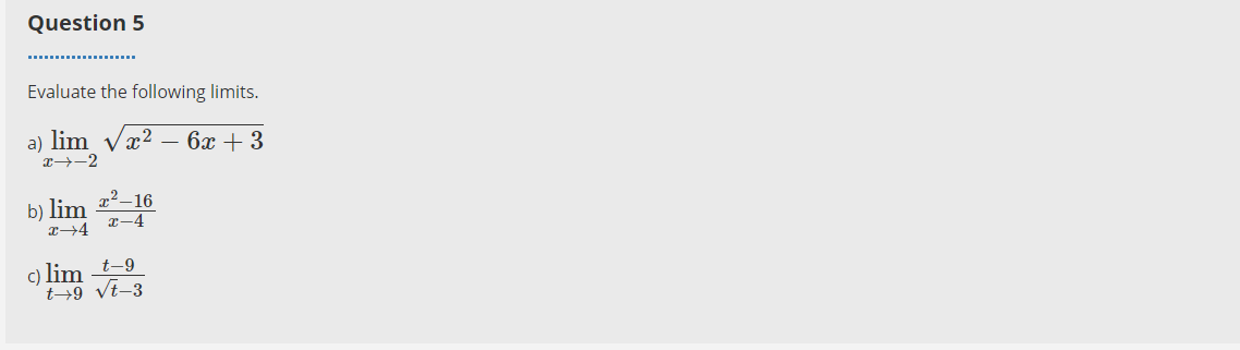 x2+5x+6 c) f ( ac ) = 1 I - 2Question 7