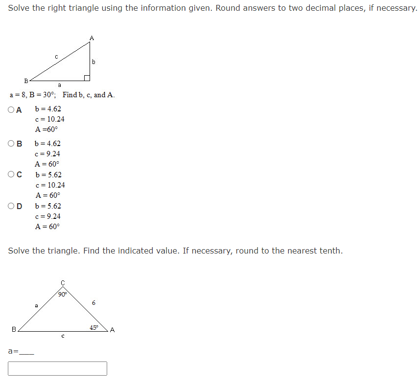 2 OC N 315 Find the area of a triangle with the