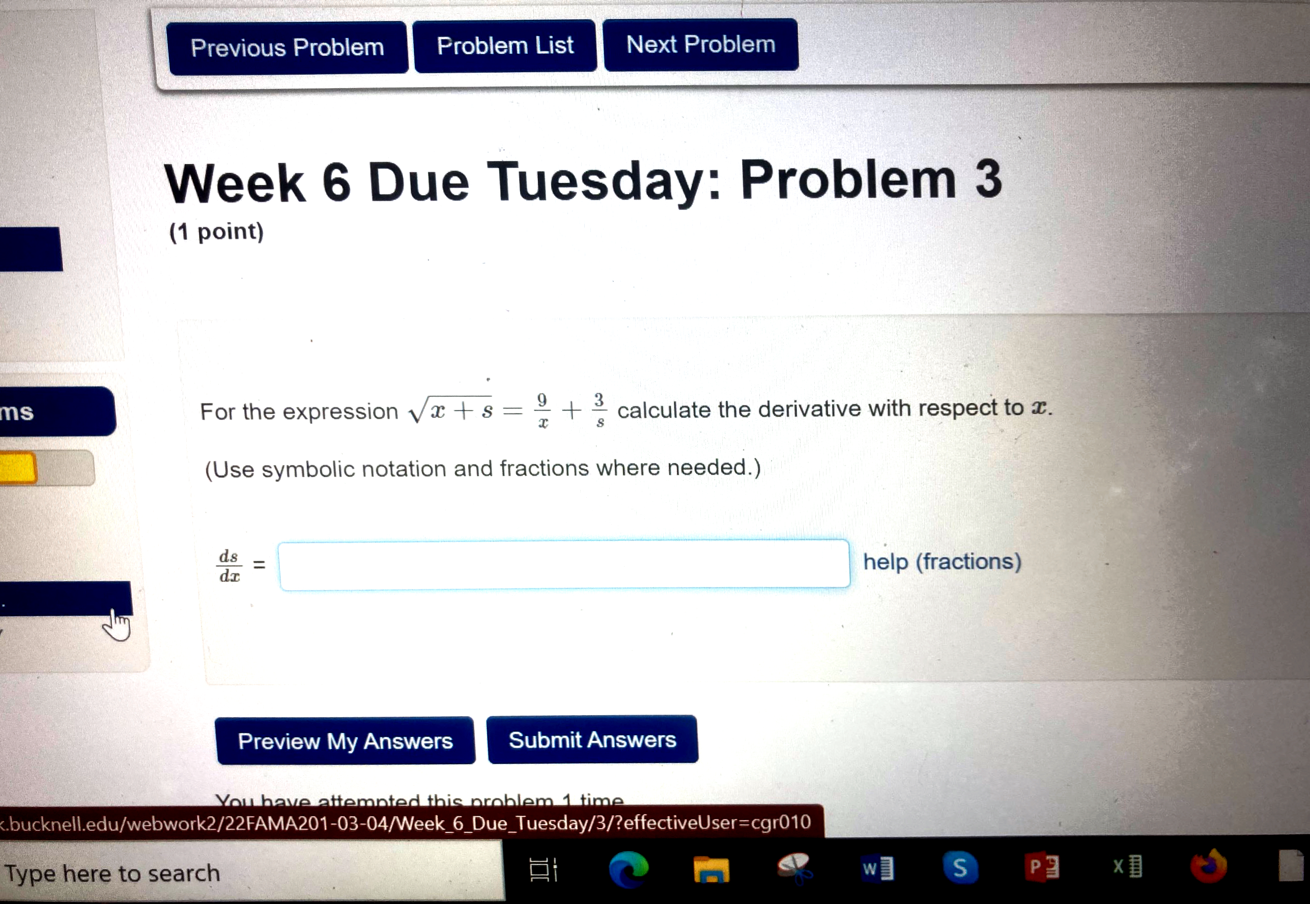 a iork Sets :k '6 Due my Week 6 Due Tuesday: Problem