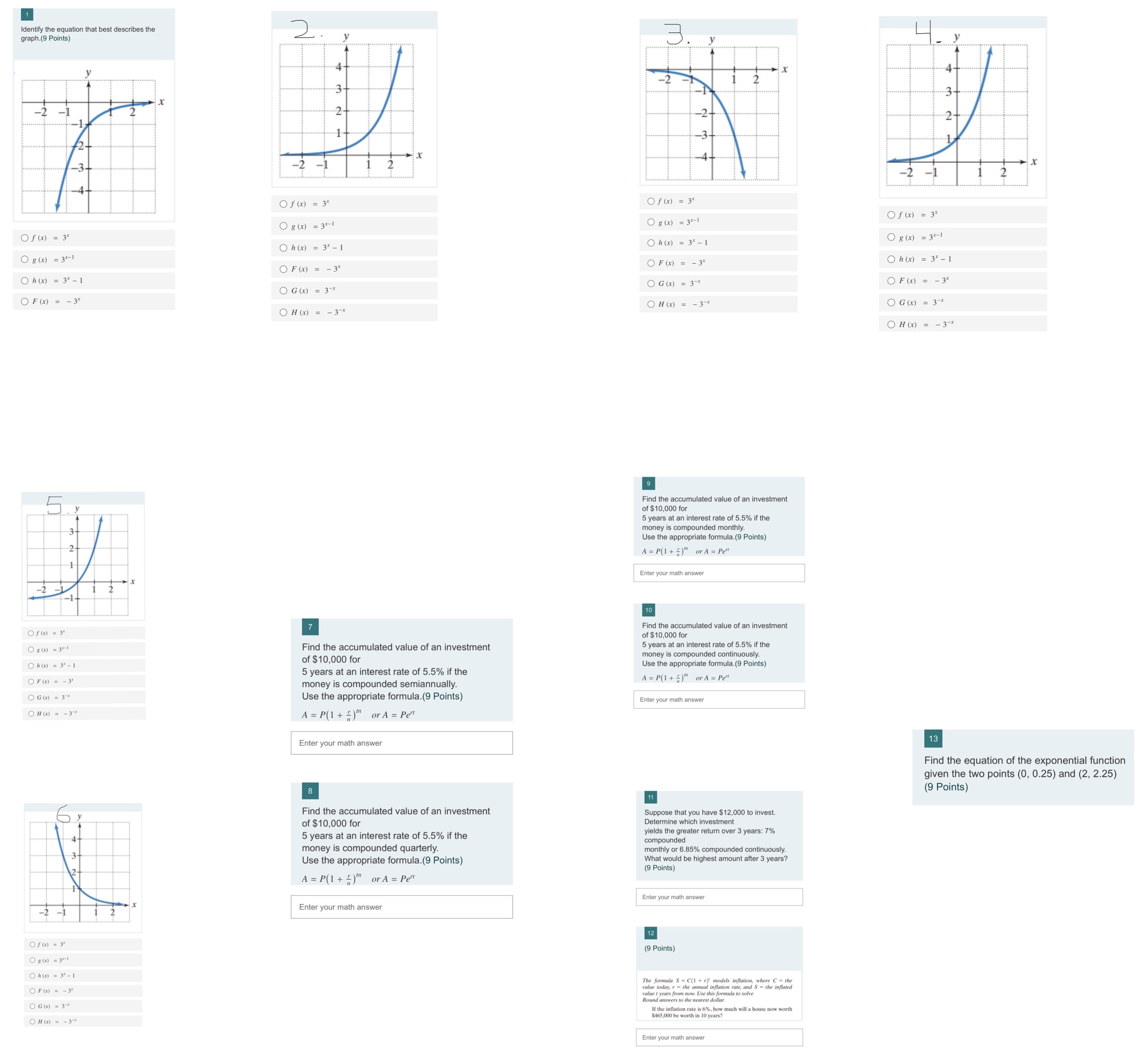 is answering, might have to zoom in. Thank You. Identify the equation
