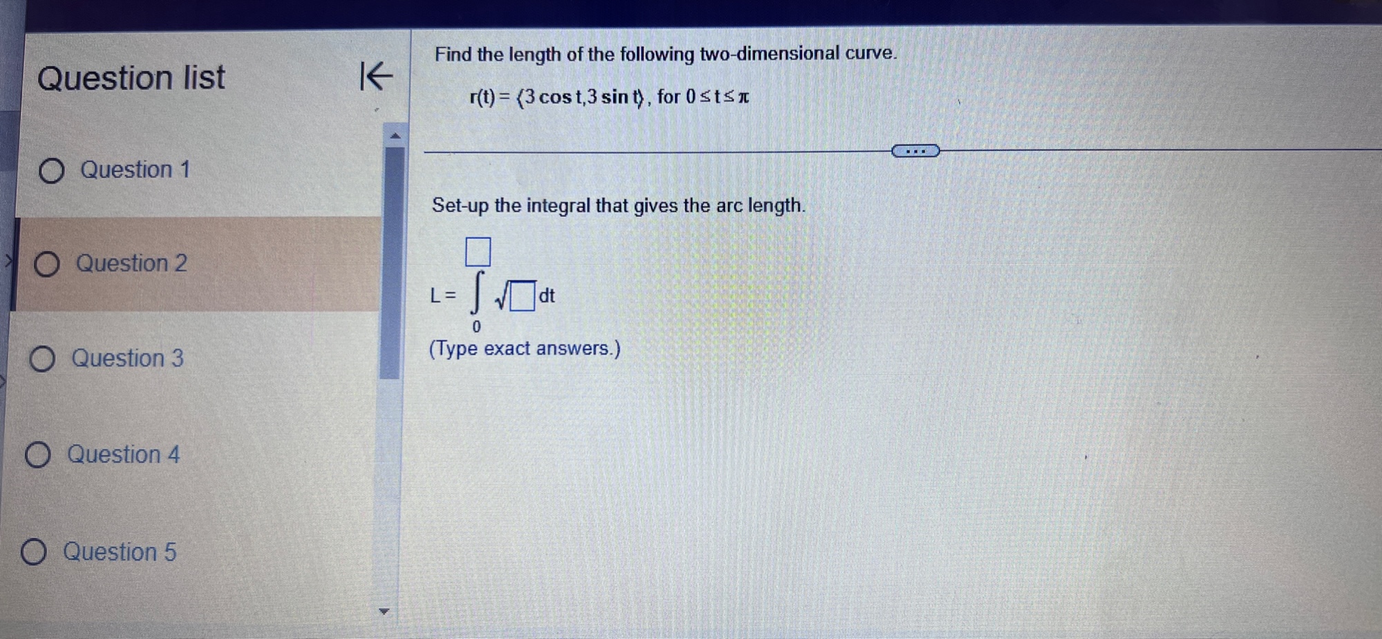 Question 2 a b OB. L= 12(f' (1)2 + g' (1)2 +