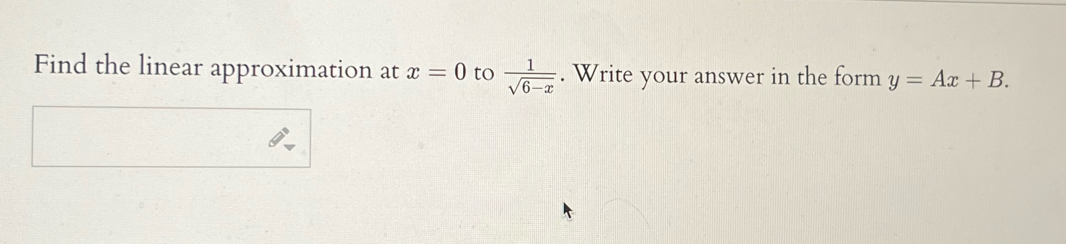 Write your answer in the form y = Ax + B