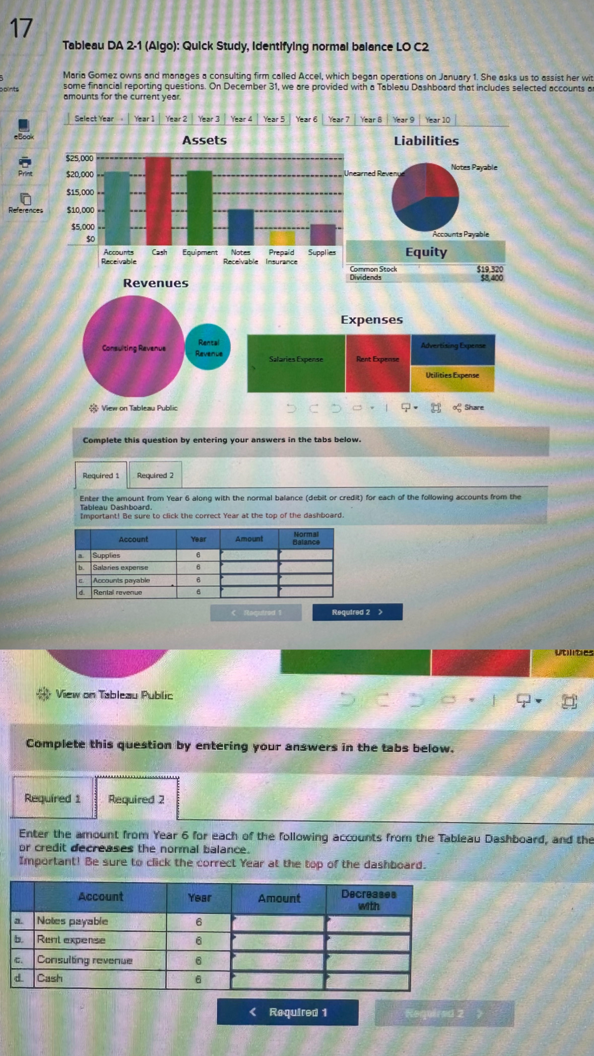 17 Tableau DA 2-1 (Algo): Qulck Study, Identlfylng normal balance LO C2