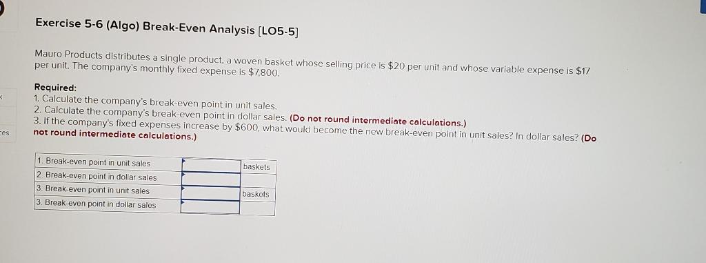 Sales 100% 60 40% Fixed expenses are $79,000 per month and the
