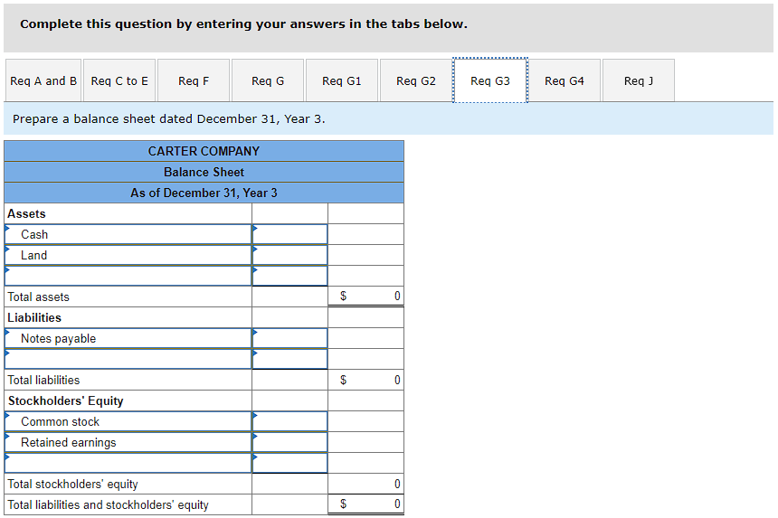 the accounting equation. g-1. Prepare an income statement dated December 31, Year