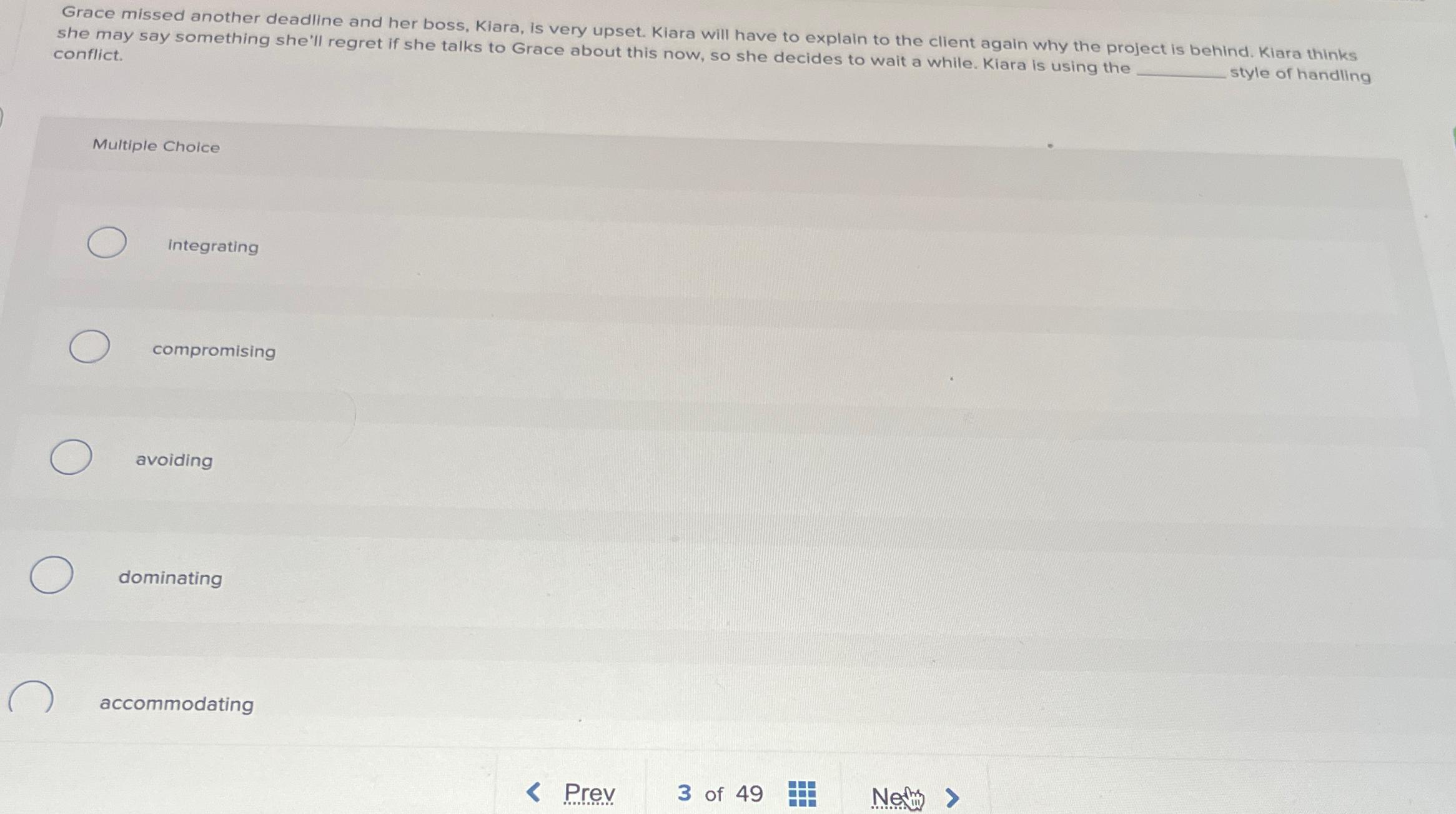 about this now, so she decides to wait a while. Kiara is