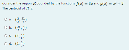 5g. unitsConsider the region R bounded by the functions f(x) = 3x