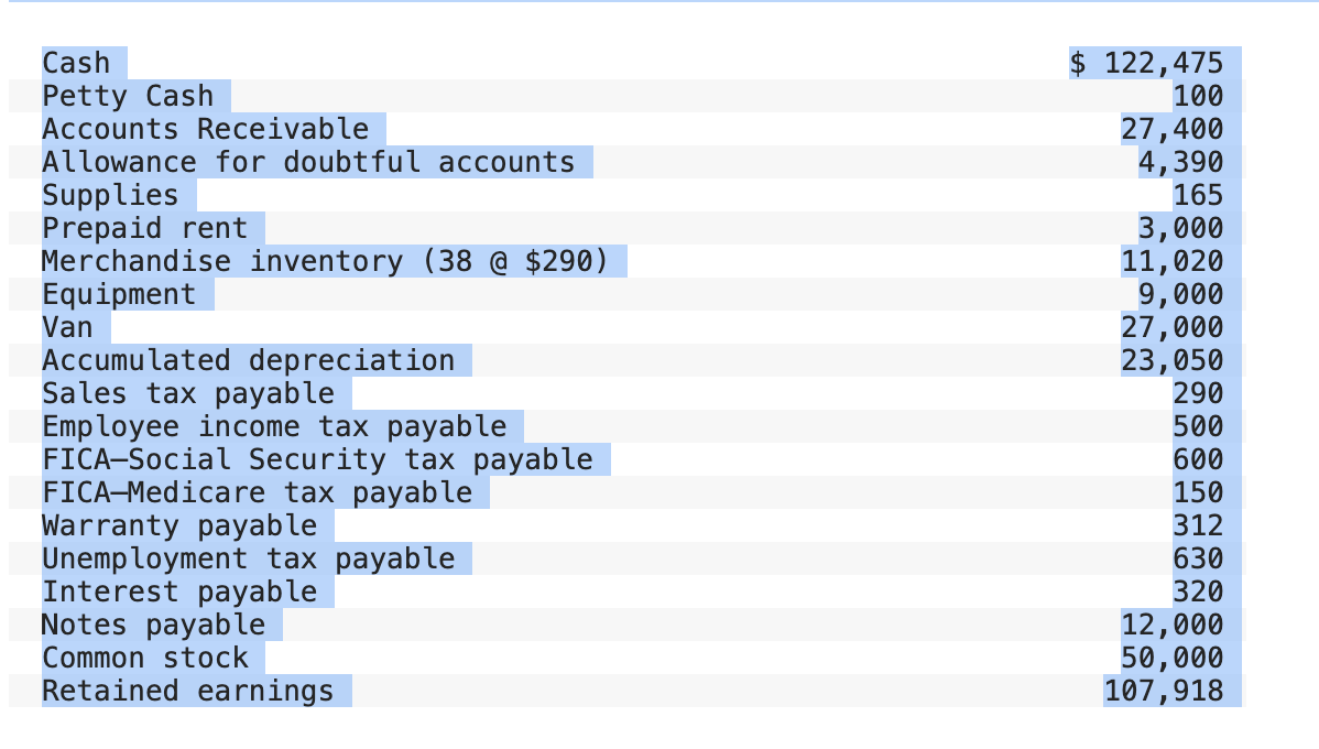 INFO: During Year 10, Pacilio Security Services experienced the following transactions: