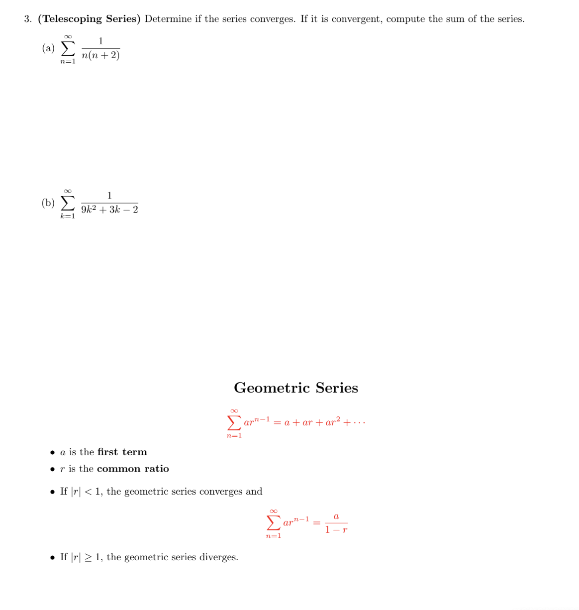 = al taz tag + ... + an *=1 If the sequence