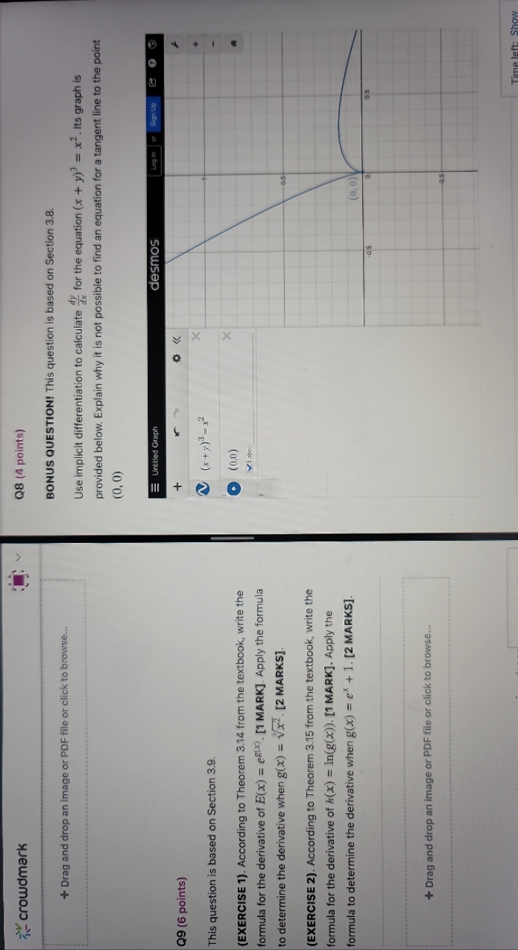 showing the work as math work, not by just writing as words