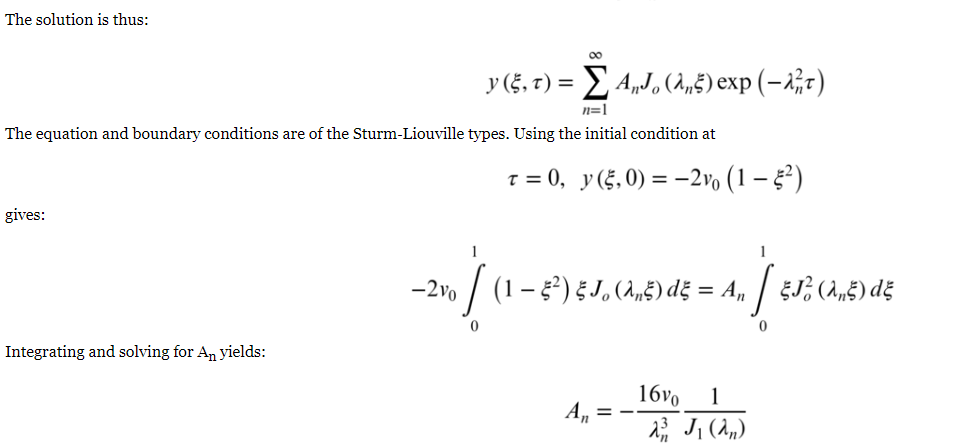  how do we solve for An (SHOW ALL STEPS) The solution