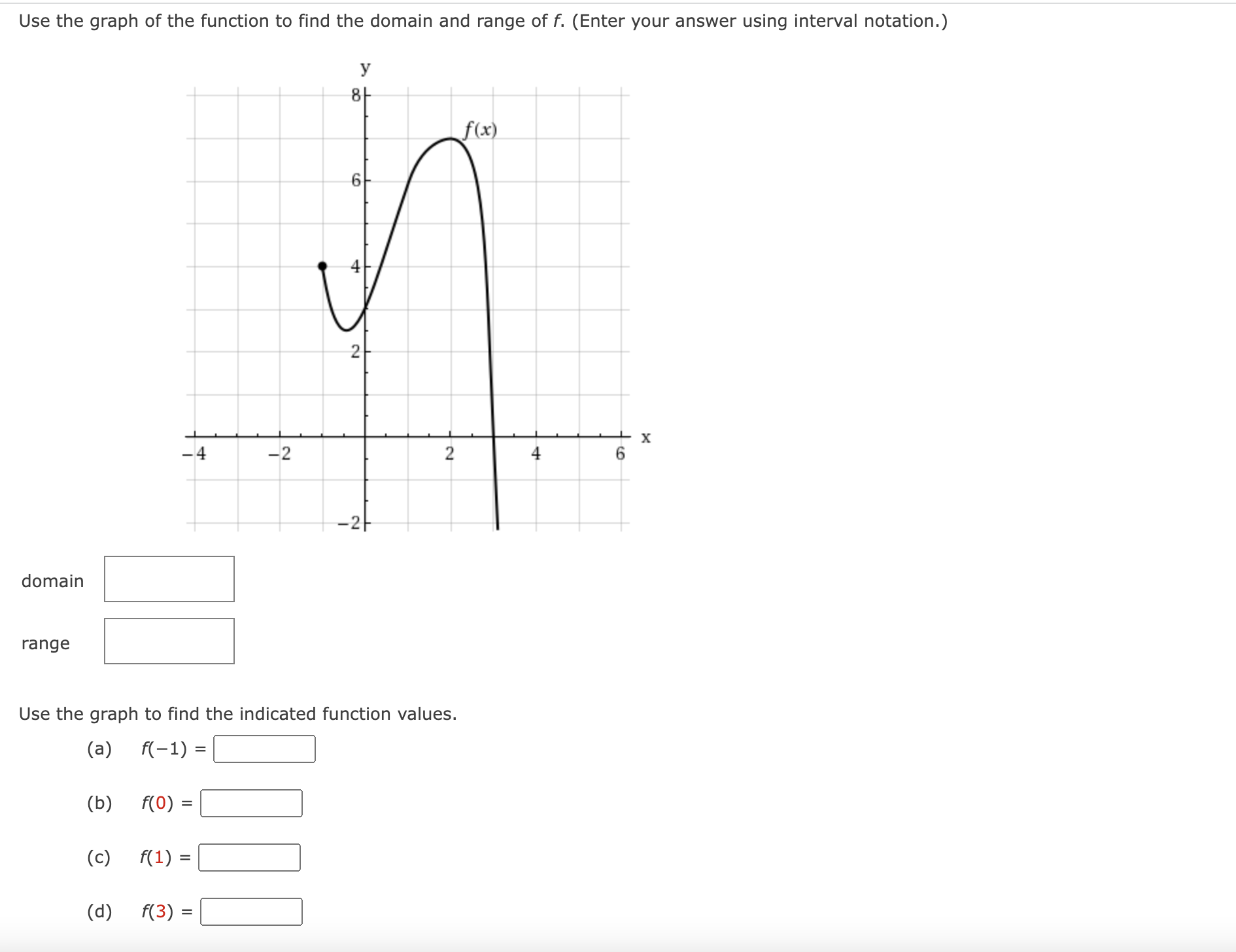 1 (a) h(3) (b) h(-l) (c) h(x+ 1) Find the domain of