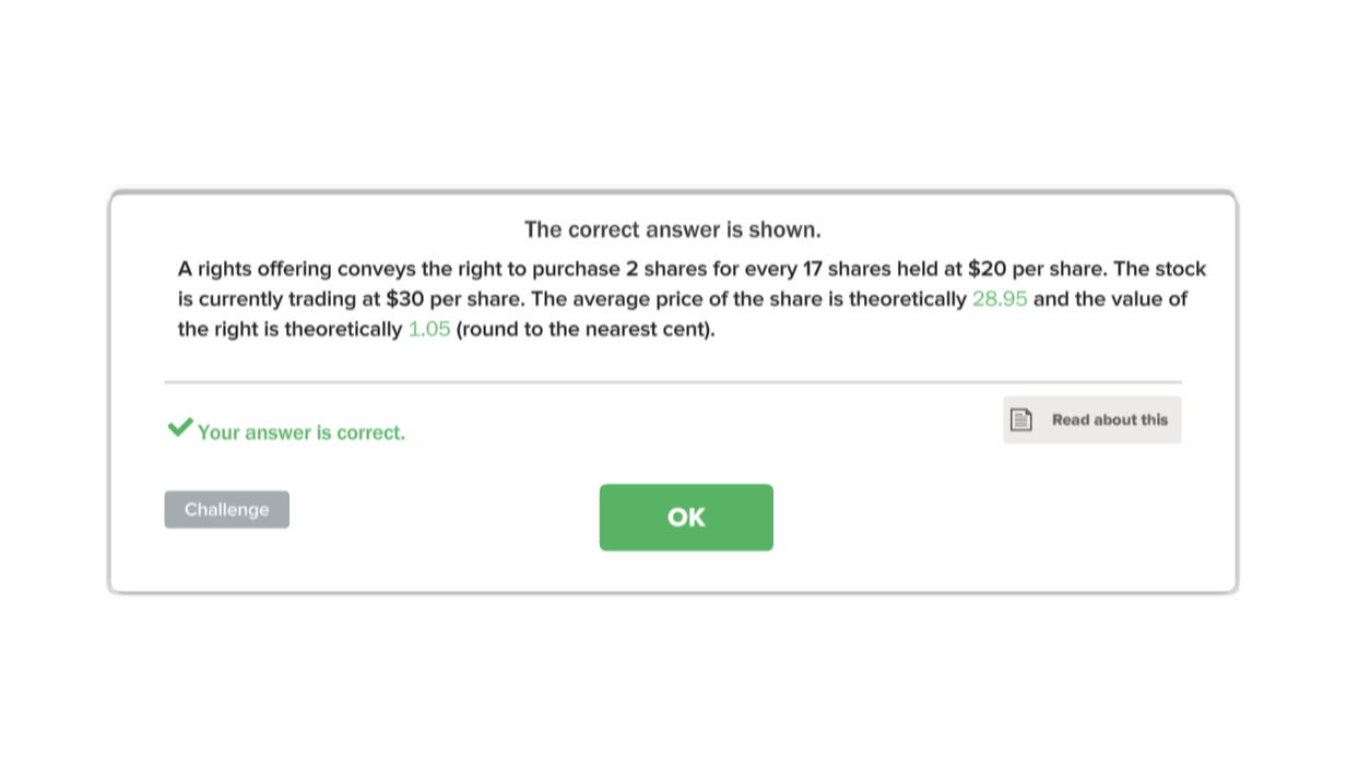 result of 28.95?I got how the 1.05 is calculates . Is it