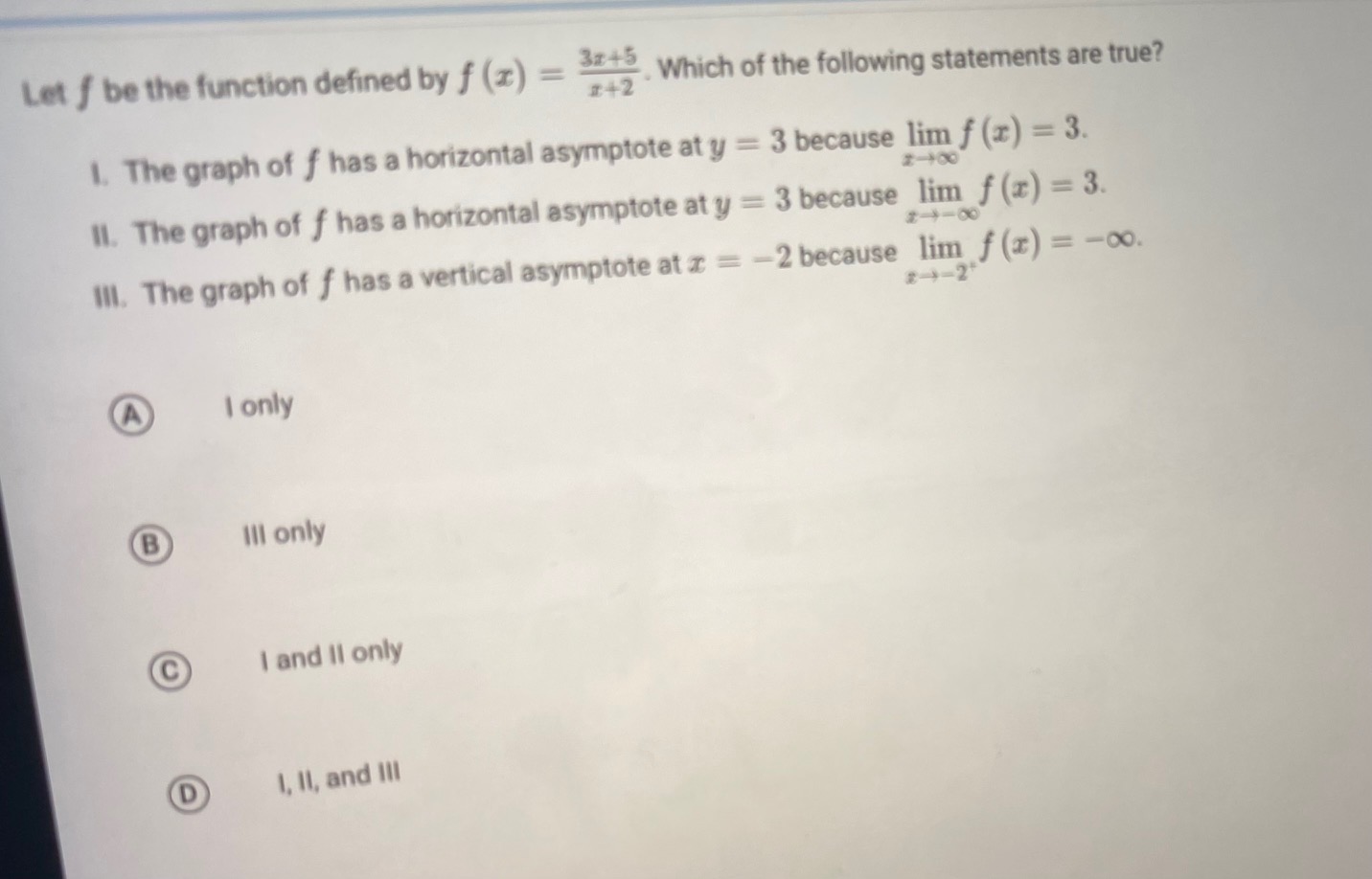742 . Which of the following statements are true? 1. The graph