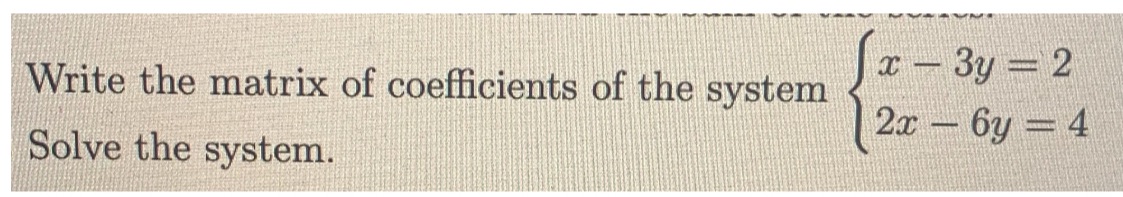 i need help solving this question x - 3y - 2