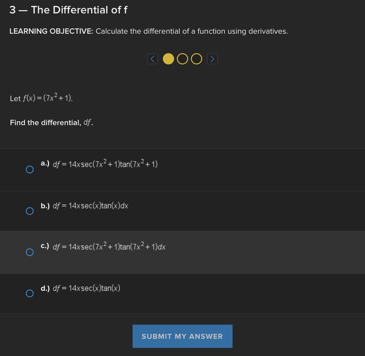 linear approximation error when using the linear approximation to estimate e 0.45