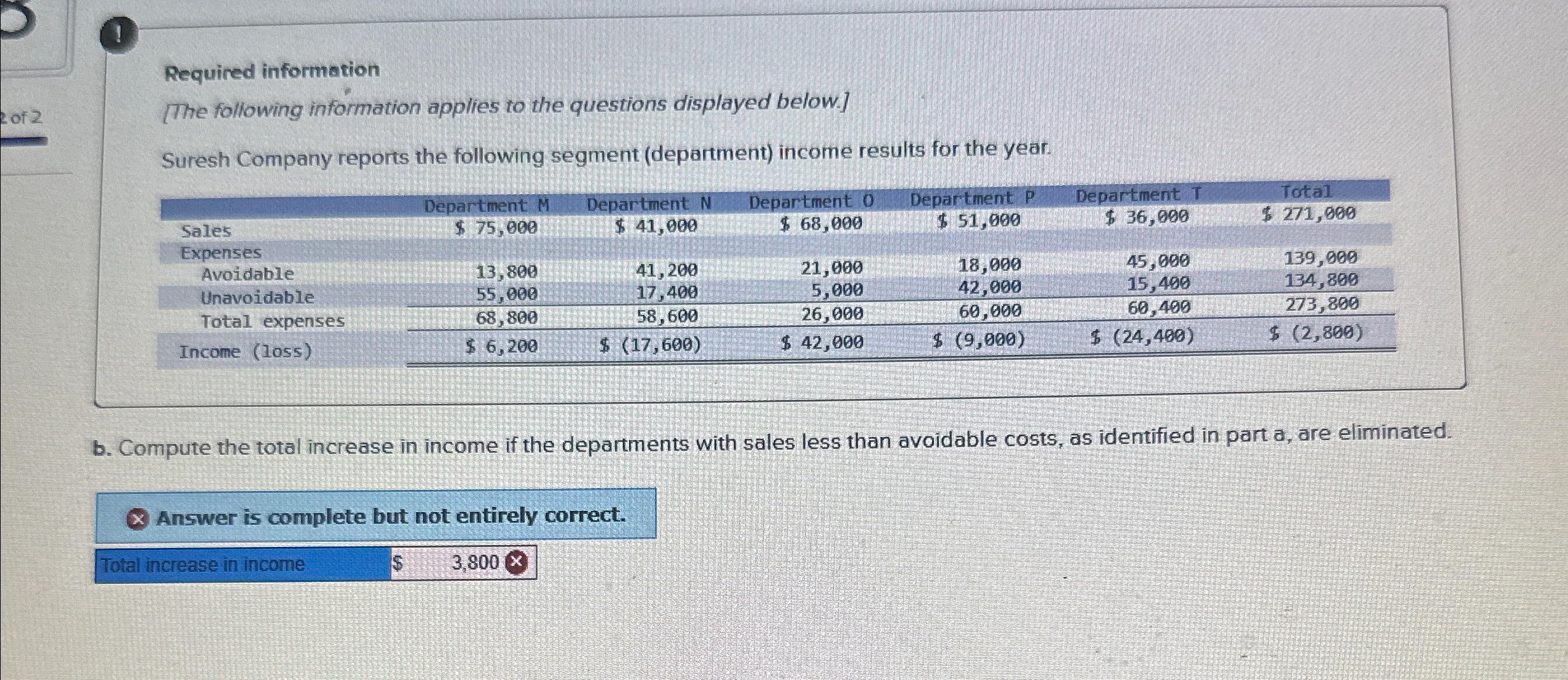  (1. Required information [The following information applies to the questions displayed