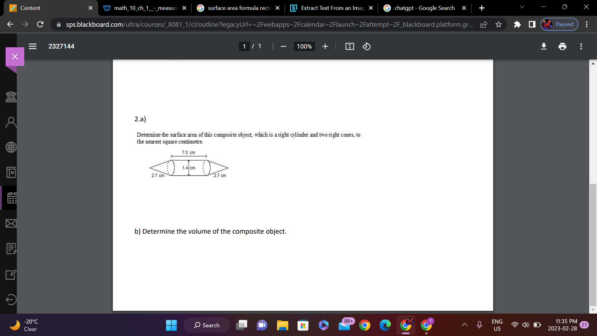 - C sps.blackboard.com/ultra/courses/_8081_1/cl/outline?legacyUrl=~2Fwebapps~2Fcalendar~2Flaunch~2Fattempt~2F_blackboard.platform.gr... Paused . . . 2327144 1 / 1 100%