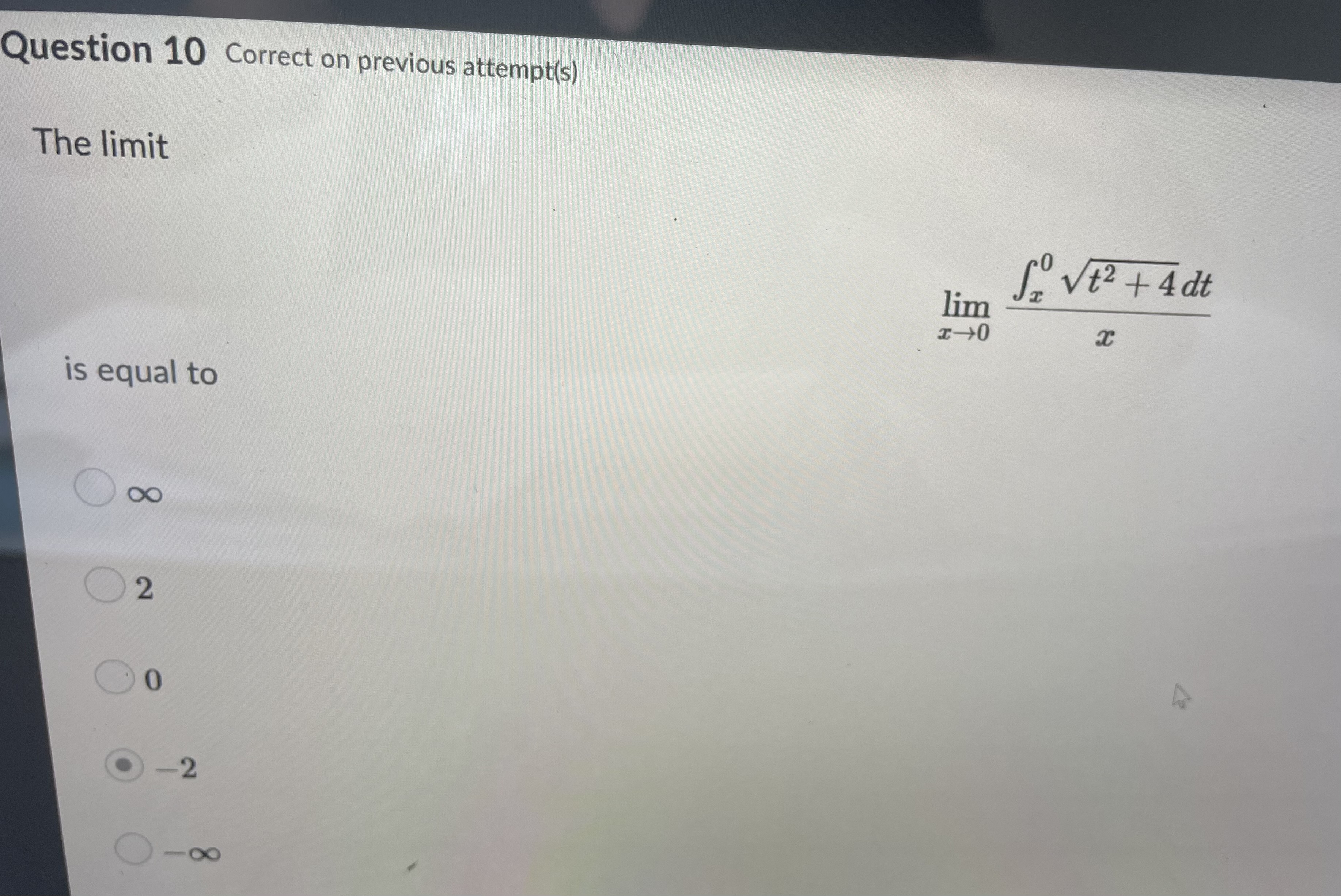 1 Let c be a constant. For what value(s) of c is