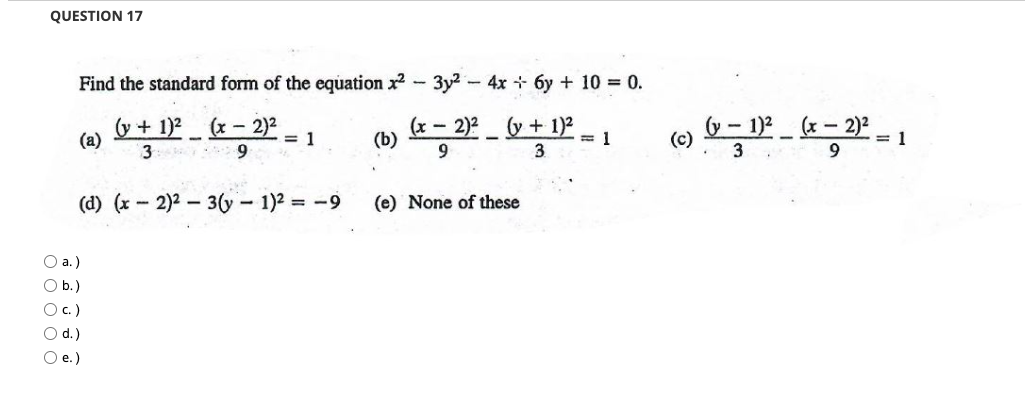 by the parametric equations x = 3 + 2 cos 0 and