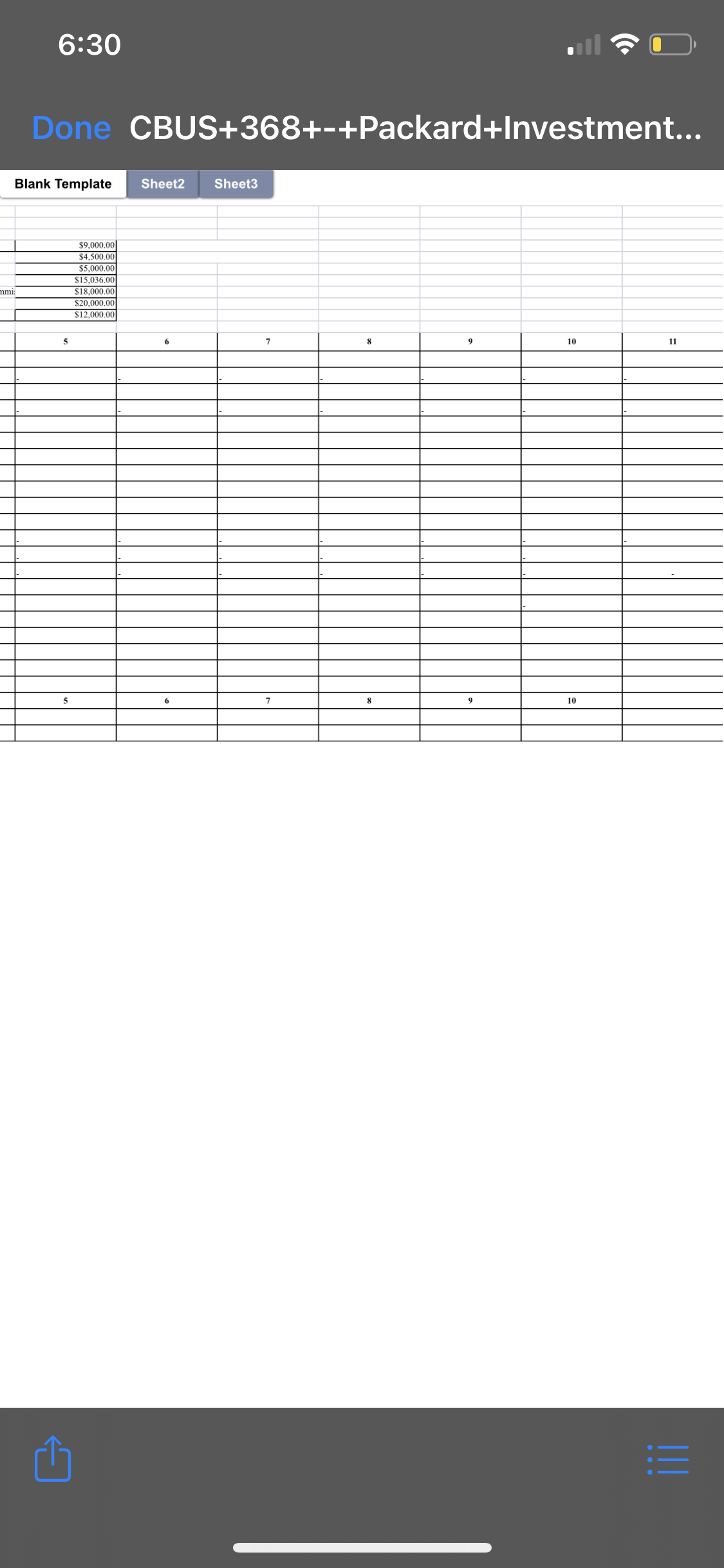 a discounted cash flow analysis? What is the internal rate of return