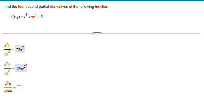 + 3y> +2. For the function f(x.y) = 7x*+ 3y> + 2,