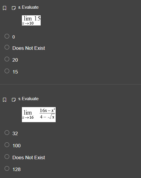Evaluate lim X--3 (2x) + 3x - 7) O -0.75Q Q &.