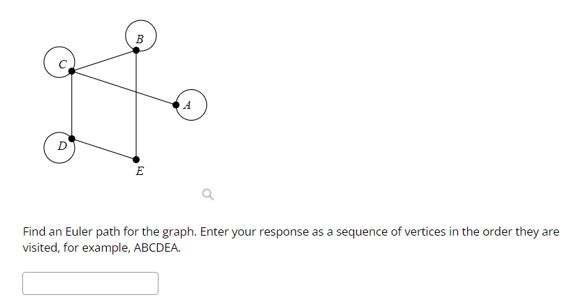 B C A D E Q Find an Euler path for