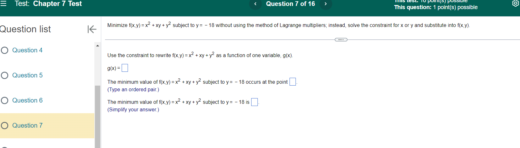 possible Question list K Find the coordinates of the points E and