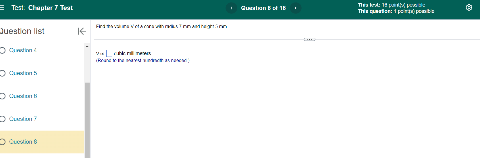 F of the rectangular box shown below. The coordinates of point E
