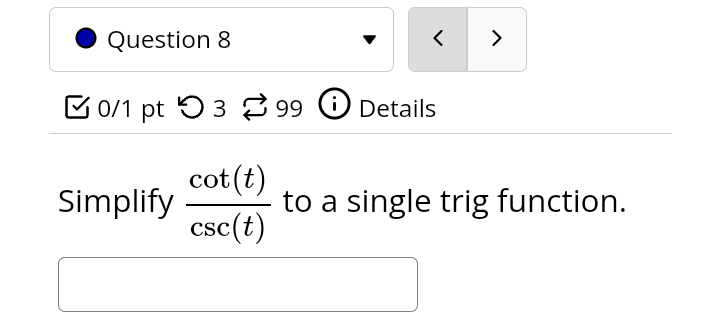 5 3 99 0 Details If sin(0) = , and e is