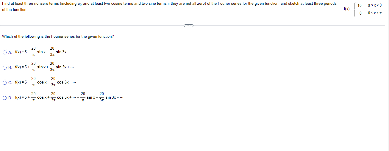 terms of It.)Integrate the function. 3 12 cos x sin x dx