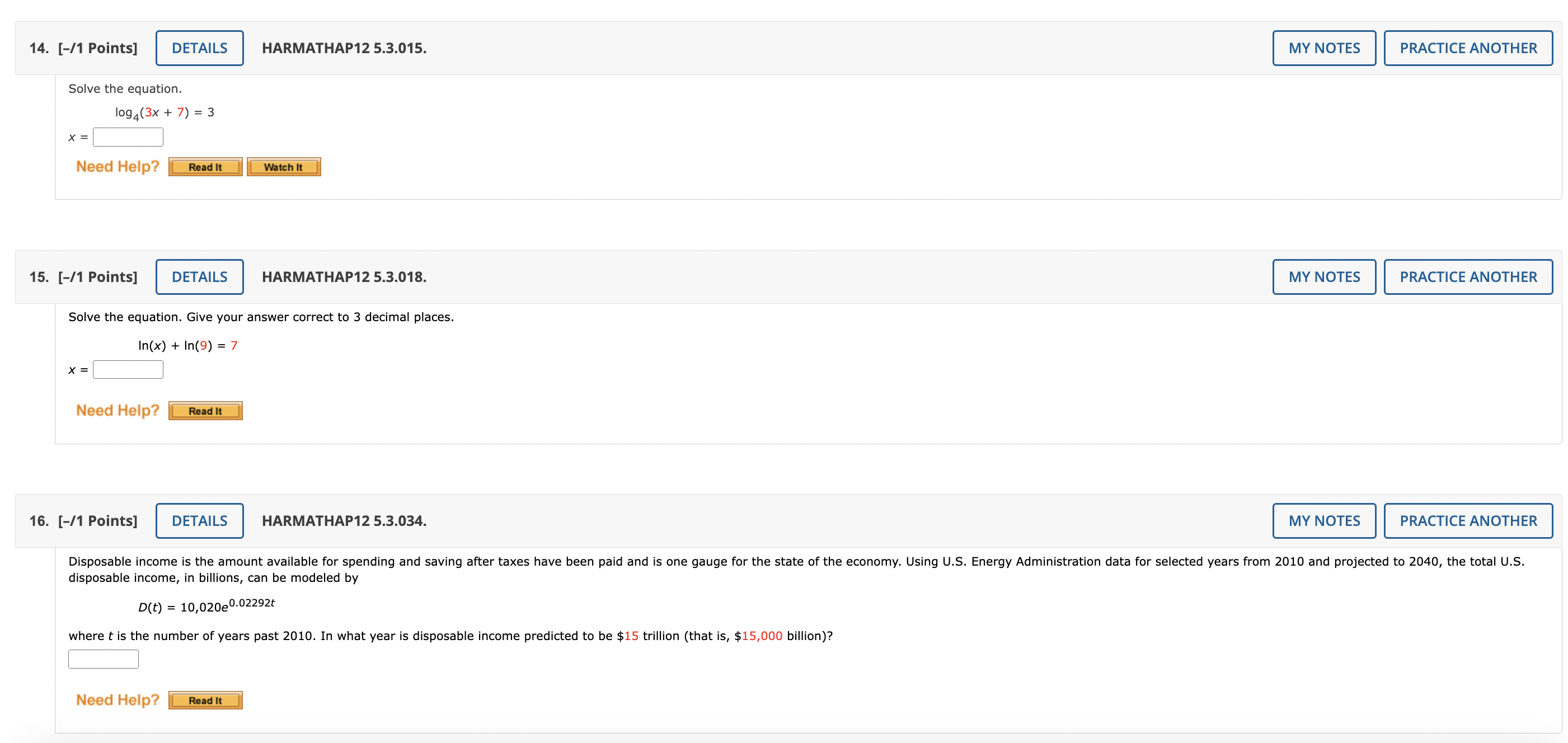 difference of these expressions (total revenue minus total cost) to nd the