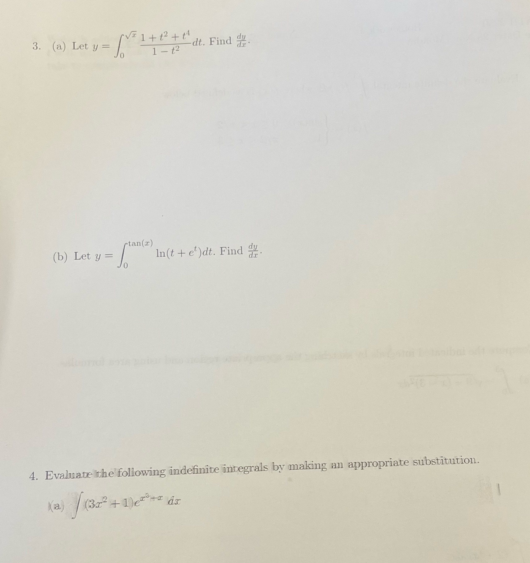  3 . ( a ) Let y = 1+12 + 14